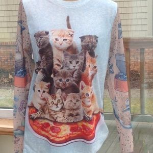 Pizza, Kittens  and Tattoo shirt